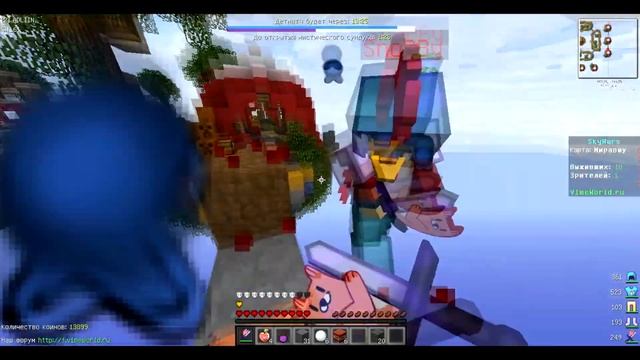 ТОПОВЫЙ ЛИС ТЕПЕРЬ В МАЙНКРАФТЕ! | ТЕКСТУР ПАК ЛИС Sky Wars