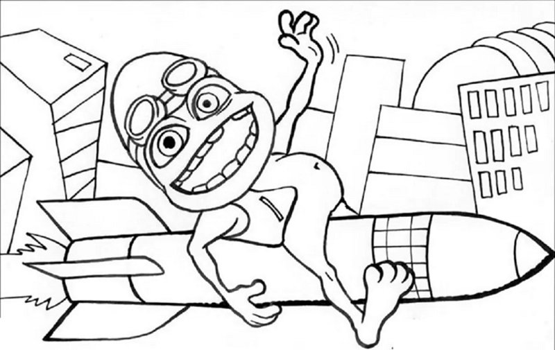 Drawing a Crazy Frog #1