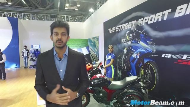 Suzuki Gixxer Rear Disc & New Access - Auto Expo 2016 | MotorBeam