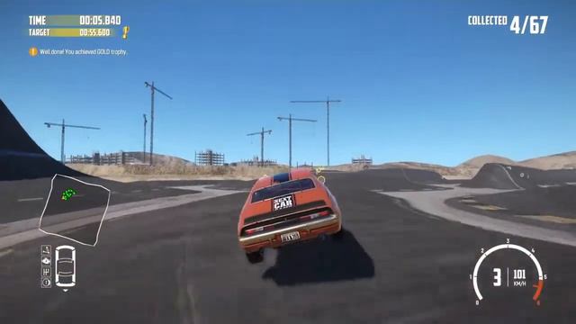 Wreckfest Weekly Challenge - Gold Rush III at the Wrecking Playground.