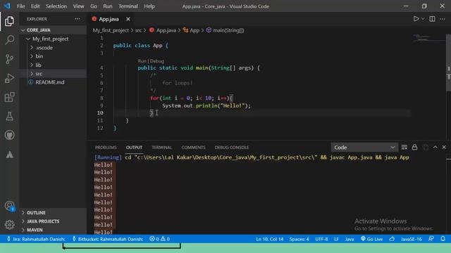 Basic-Java For Loops #014