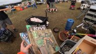 She was grossed out at the flea market....