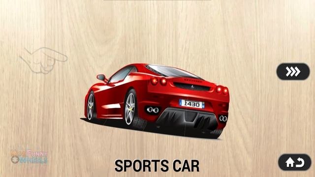 Car  Vehicles Puzzle for Kids - Educational videos for children
