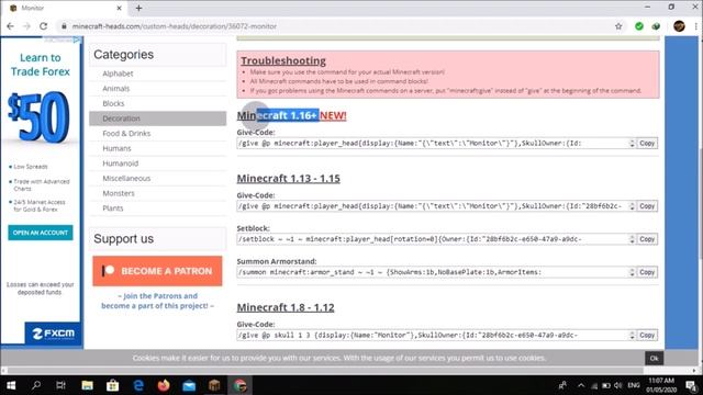 HOW TO GET CUSTOM HEADS IN MINECRAFT! (ANY VERSIONS) 1.8 - 1.16