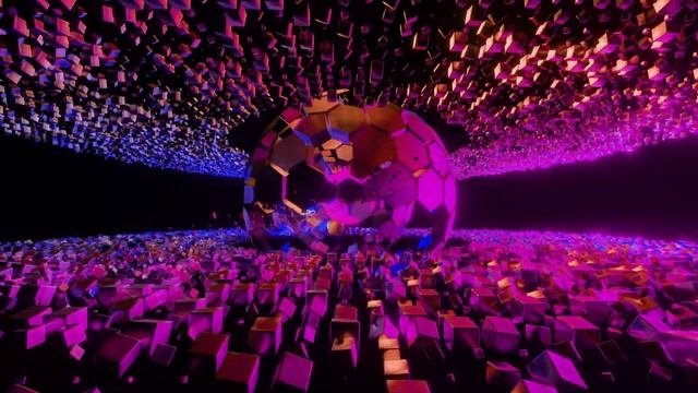 Atomic ball Motion Graphic Background Video | live Wallpaper