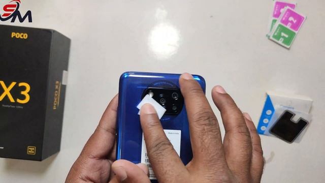 POCO X3 Camera Protector | Tempered Glass, Camera Lens Protector, Back Panel Protector