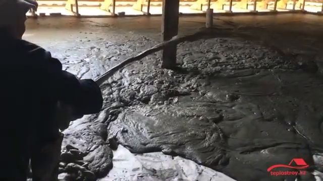 Утепление крыши Пенобетоном 87085115555 Пенобетон на крышу,Пенобетон Шымкент Түркістан Эковата