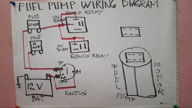 FUEL PUMP WIRING DIAGRAM.