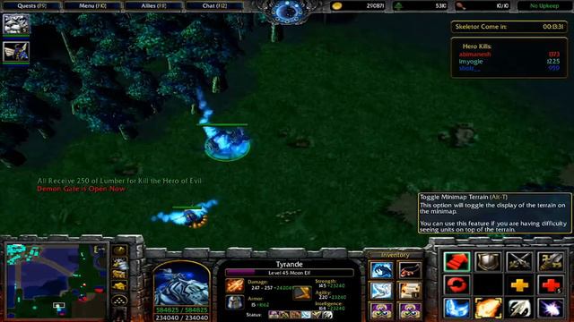 Gameplay Culun - SHOOTING NARUTOOOOOO | DL Hero Siege Evil Spawn 3.5 Warcraft 3 Indonesia