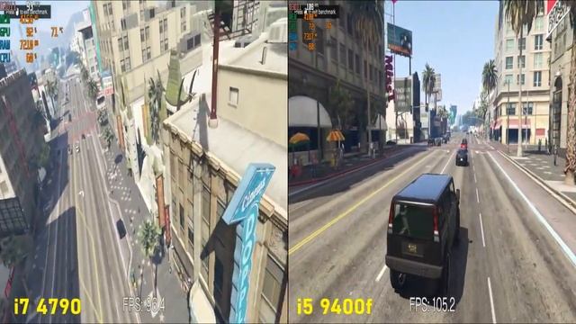 i7 4790 vs i5 9400F  RTX 2060 6GB