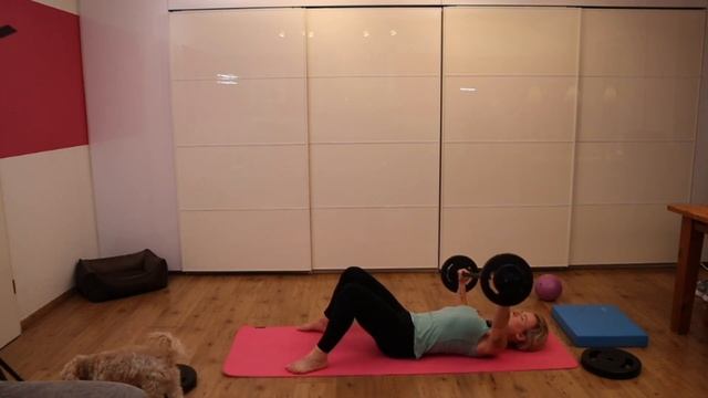 Ganzkörperworkout #04/23- #beckenboden - schonend , mit #langhanteln oder #kurzhanteln #bauchbeinep