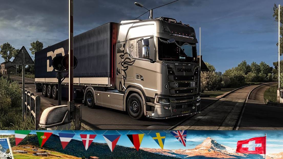 Euro Truck Simulator 2 катаем ивент #ets2  ТОРГОВЫЕ СВЯЗИ - ШВЕЙЦАРИЯ
