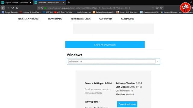 How TO Install c270,c310,c920  | All Logitech Webcam Driver | Logitech Software Download In Windows