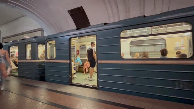 Электропоезд 81-717/714.5М «Номерной» на станции «Сокол»