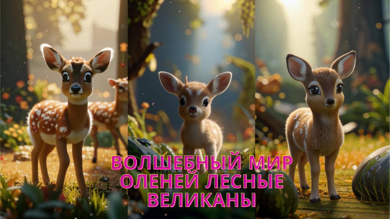 Волшебный Мир Оленей Лесные Великаны