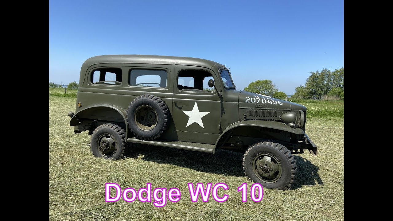 Динамический показ штабного фургона Dodge WC-10