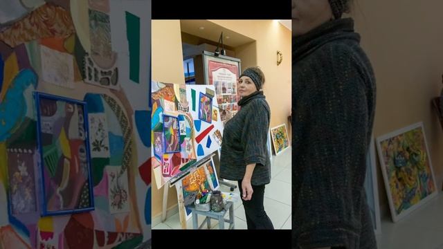 Студия современной живописи Вячеслава Шмагина на Дне открытых дверей в ДК "Октябрь", 01.09.2022.