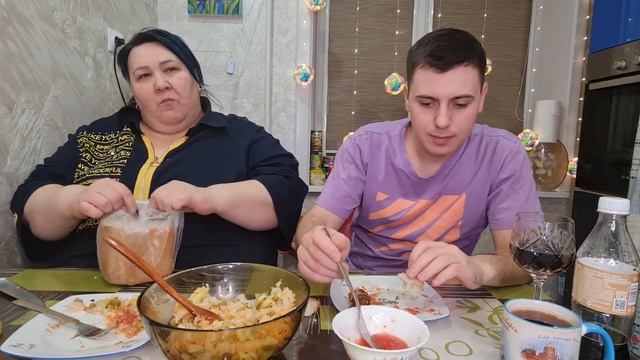 Мукбанг! Mukbang! Отбивные сочные?тема разводов закрыта?