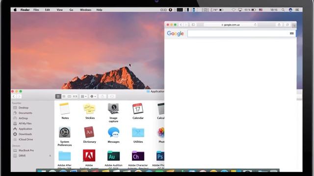 How to Split Screen on Mac OSX El Capitan & MacOS Sierra?