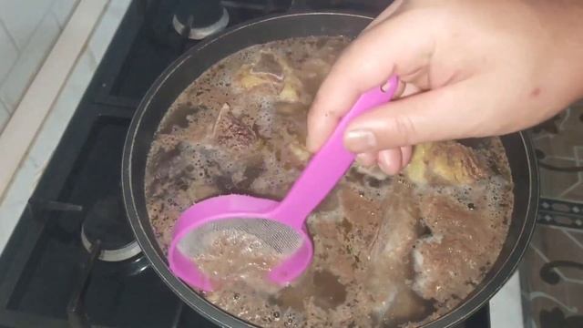 Шурпа из говядины. Сиыр етінен сорпа. Shurpa from beef