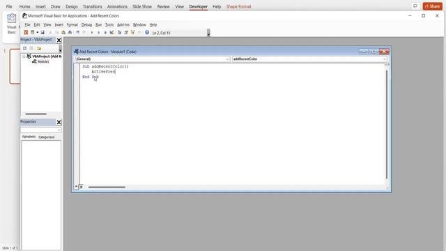 Add Recent Colors In PowerPoint | PowerPoint Hacks | PowerPoint