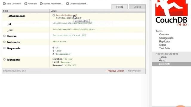 Learn NoSQL From The Comfort of CouchDB | Pluralsight