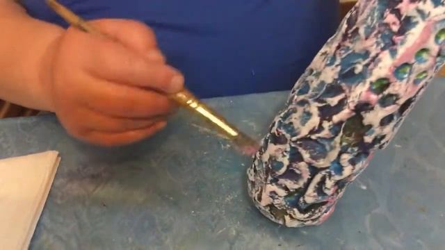 Handmade Simon.Осьминог!!!Декор бутылки видео урок.