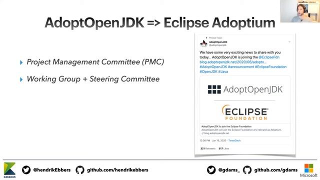 AdoptOpenJDK - What is that actually? - Hendrik Ebbers & George Adams (EN) | JCON 2020