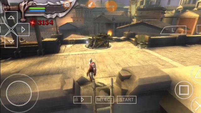 Прохождение игры God of War Chains of Olympus Кратос разбивает головы