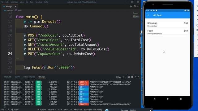 Money Management System Software - Flutter + GoLang + MongoDB