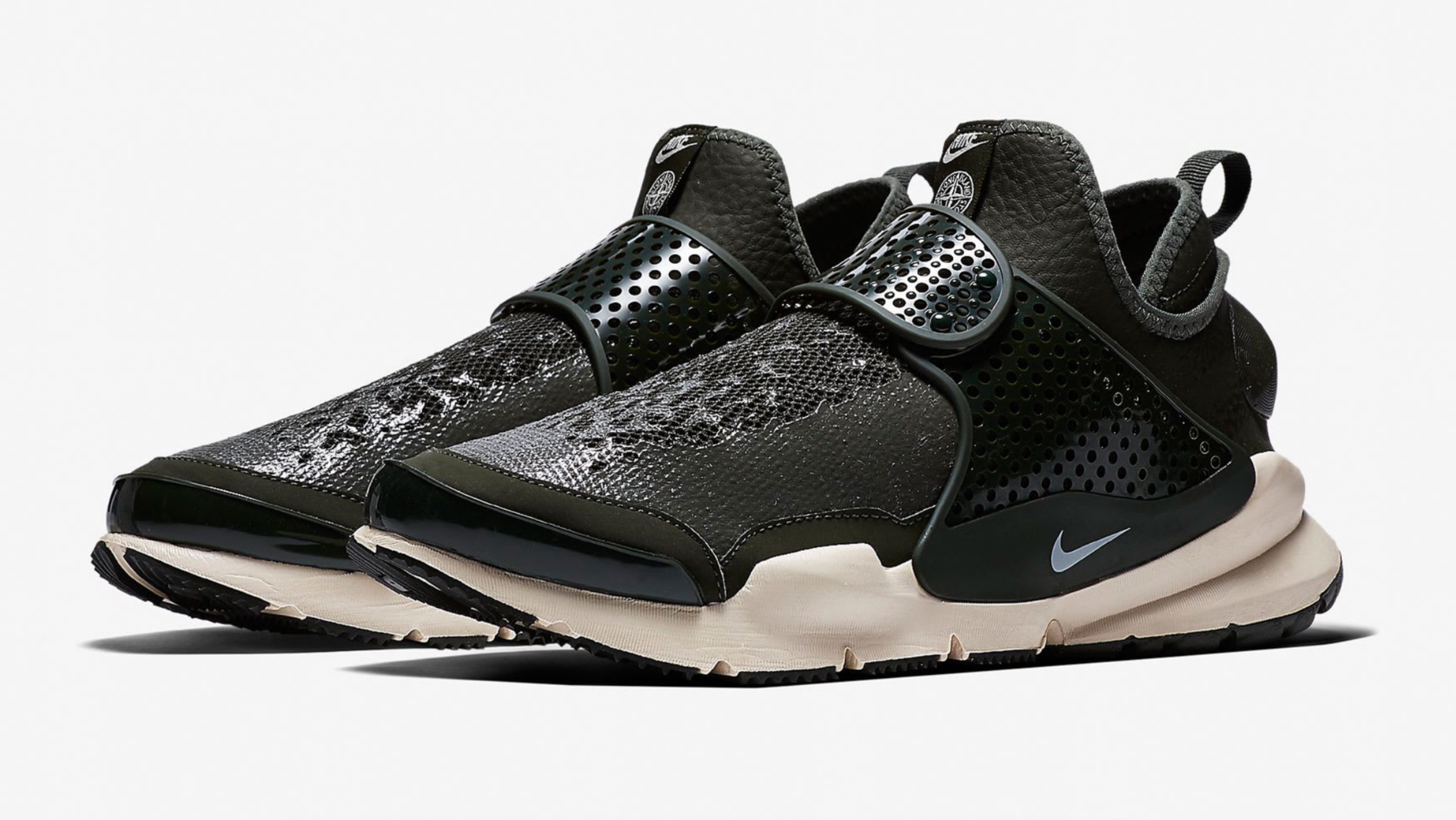 Обзор кроссовками №197: Nike Sock Dart Mid x Stone Island "Sequoia"