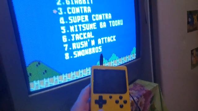 Играем в денди на телевизоре