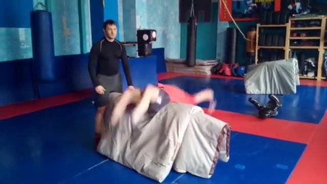 Перворот с упором на руки.