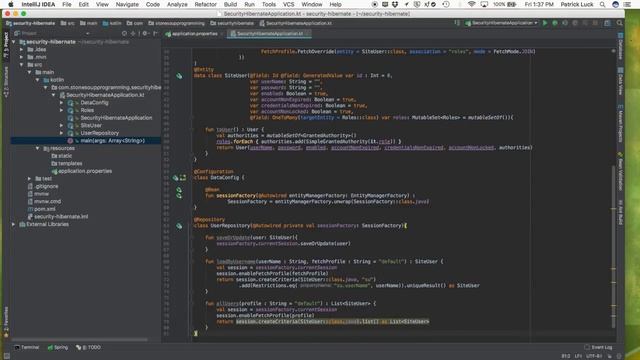 spring security hibernate
