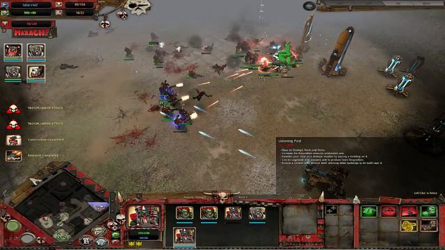 WH40K: Dawn of War: Dark Crusade - Orks Campaign Playthrough Part 4 (Or'es Tash'n, No Commentary)