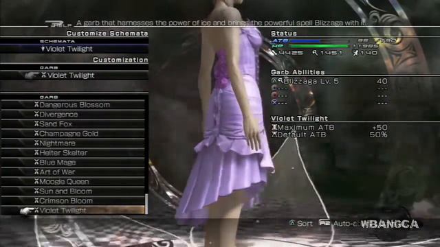 Lightning Returns: Final Fantasy XIII - How to get Violet Twilight Outfit/Garb [ENGLISH]