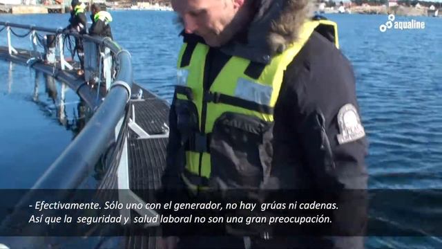 Aqualine Midgard System winch with Spanish subtitles