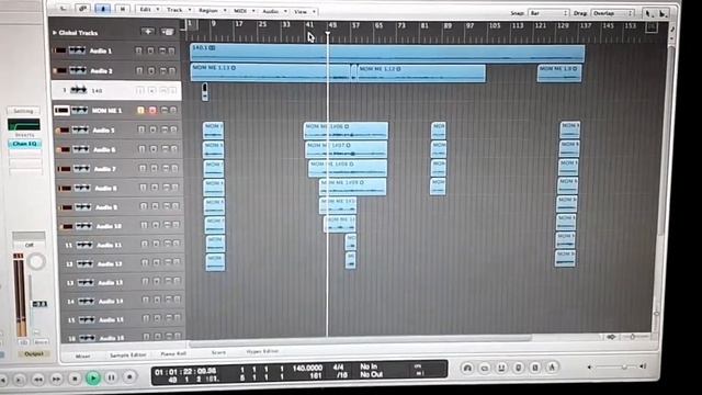 Запись бэк-вокала в песне "Дожди"