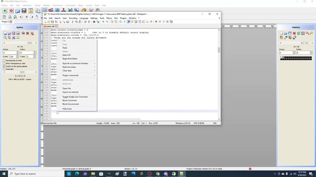 How to make Mugen ScreenPack 2022: How to add a code setting and animation code Part3
