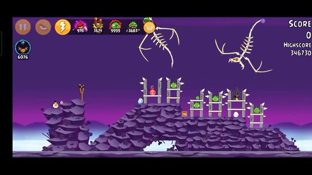 ANGRY BIRDS 8.0.3 |  Jurassic pork | part -3 level 16-17 #offlinegames #youtube #angrybirds #angry