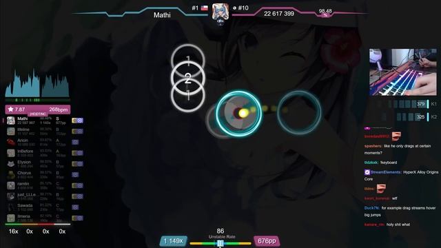 ? Mathi | Camellia feat. Nanahira - Bassdrop Freaks [Lasse's Extra] +HDDT 97.96% (719pp 1xSB) - osu
