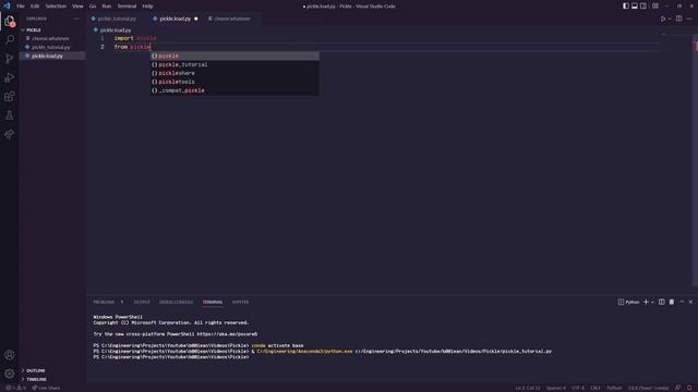 Using The Python Pickle Module