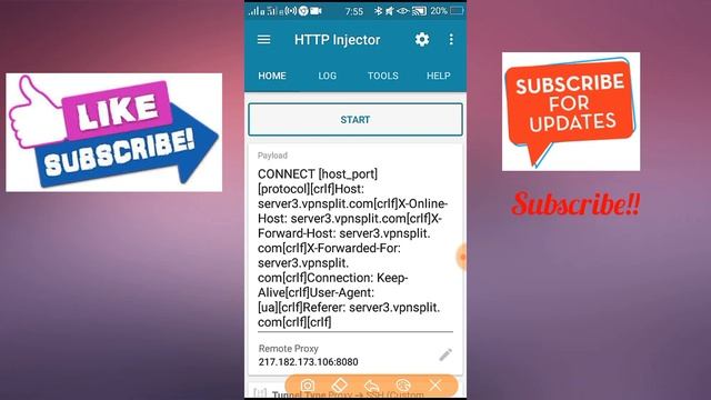 New Best SSL/SSH config site for Http Injector for all promos/networks 2018