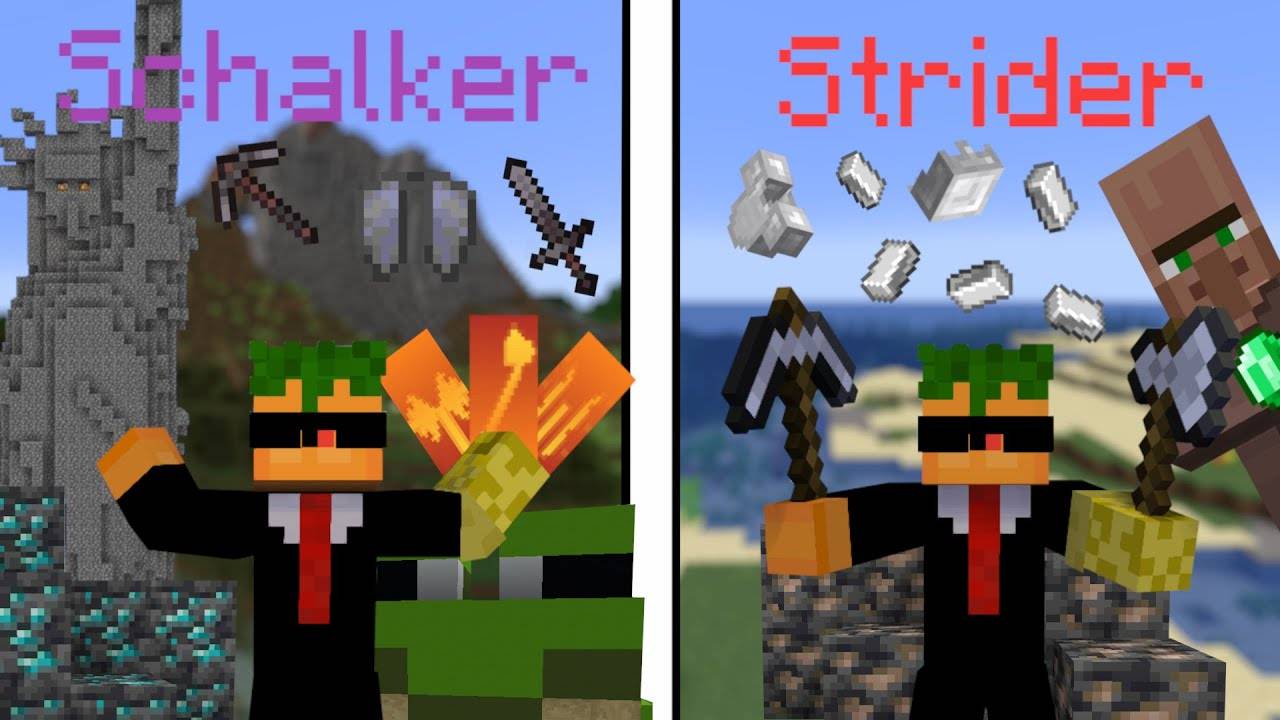 Переход из Schalker на Strider Minecraft