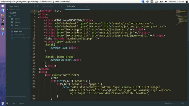Tutorial PHP : Source code Aplikasi Web Penjualan Sederhana Dan Gratis