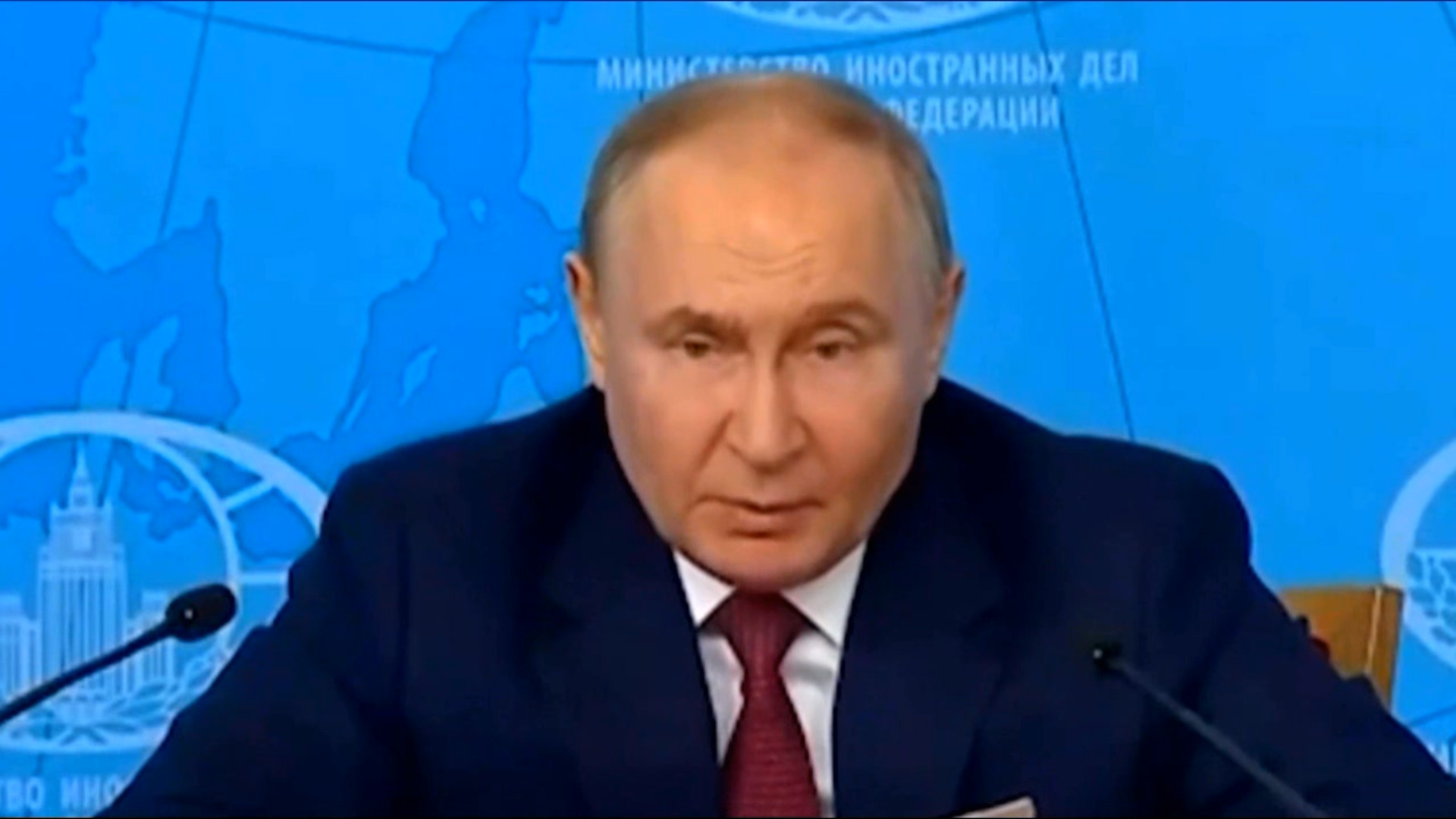 Путин назвал условия мира с Украиной