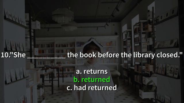 English Past Perfect Tense Quiz