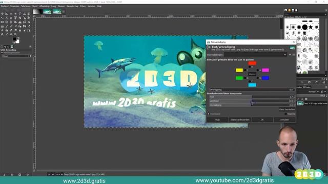Gimp training #6: Kleuren en Filters