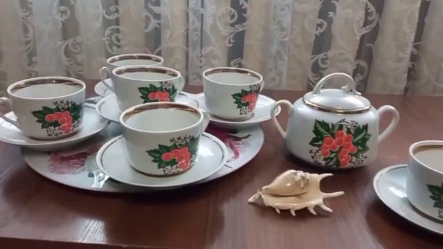 Чайный сервиз "Калина"