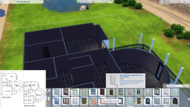 Sims 4 Midtown Meadows Build part 1!